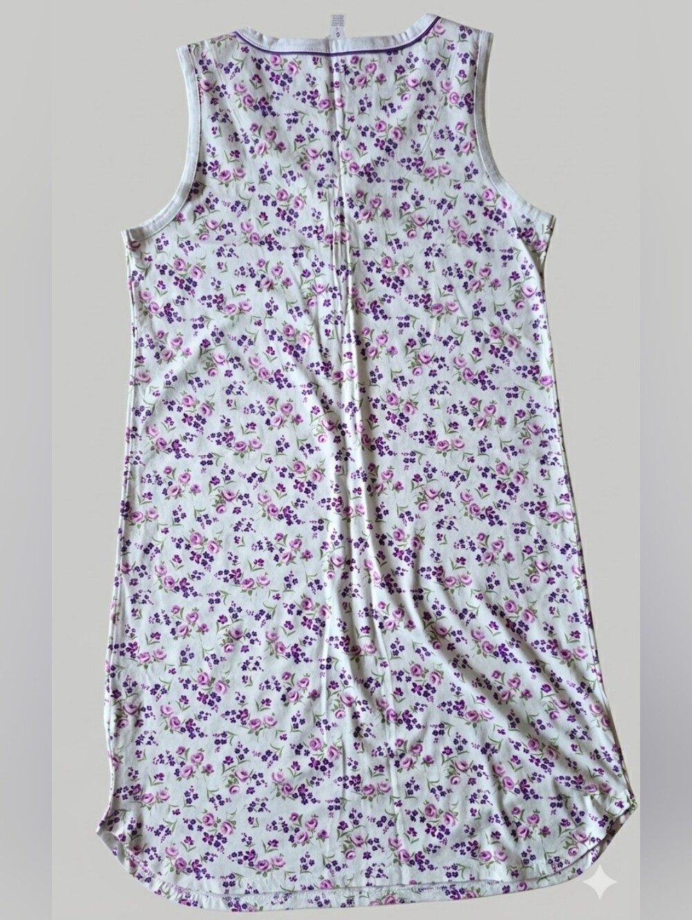 Charter Club Cotton Floral Cottagecore Nightgown Pajama Dress S Prairie Feminine - Picture 3 of 11